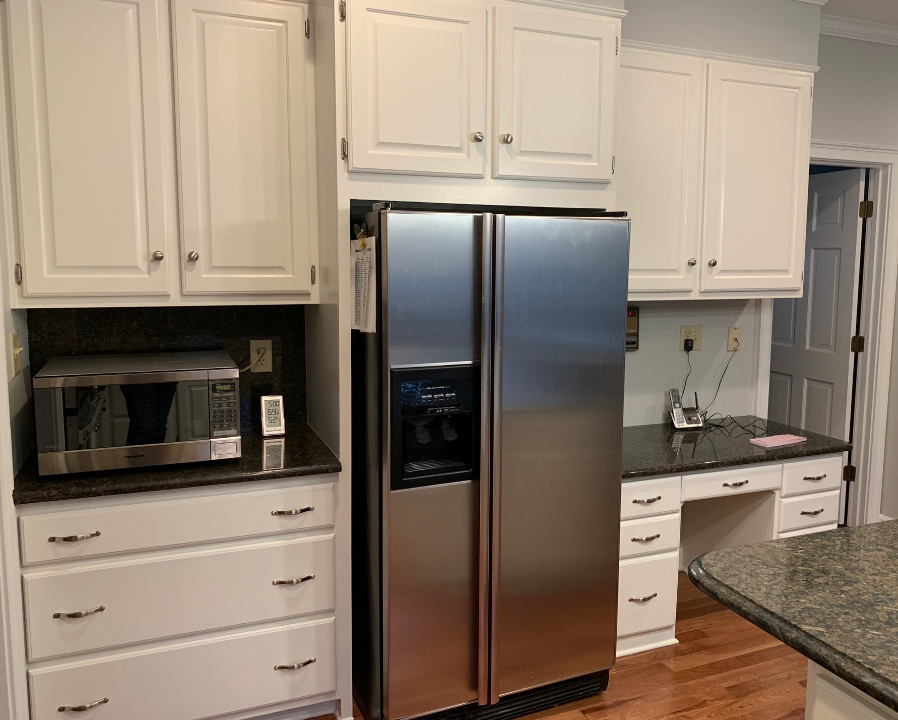 cabinet refinishing after