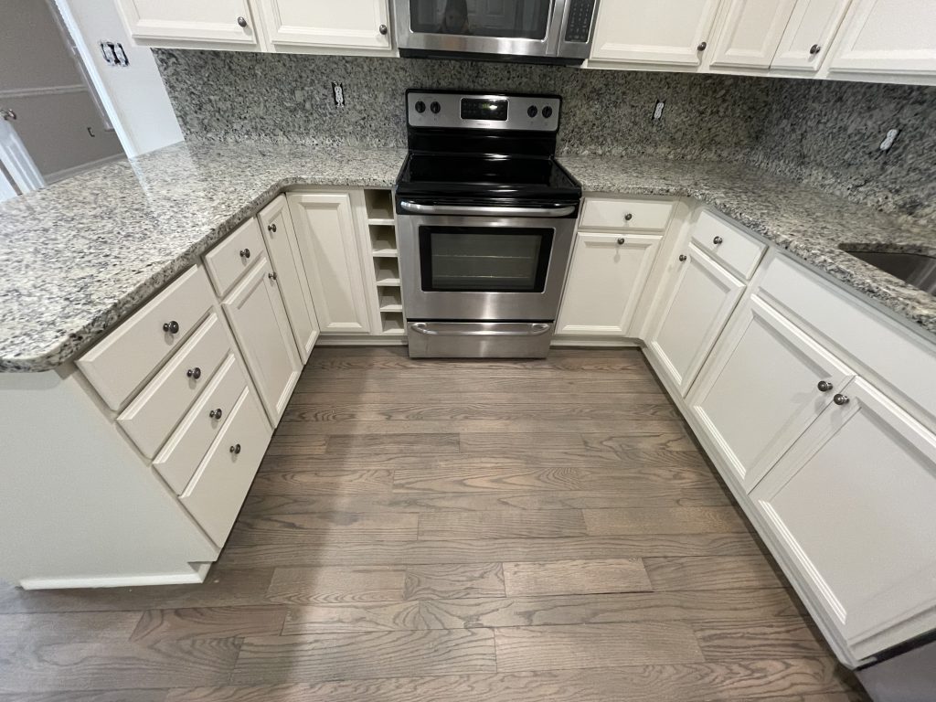 cabinets after