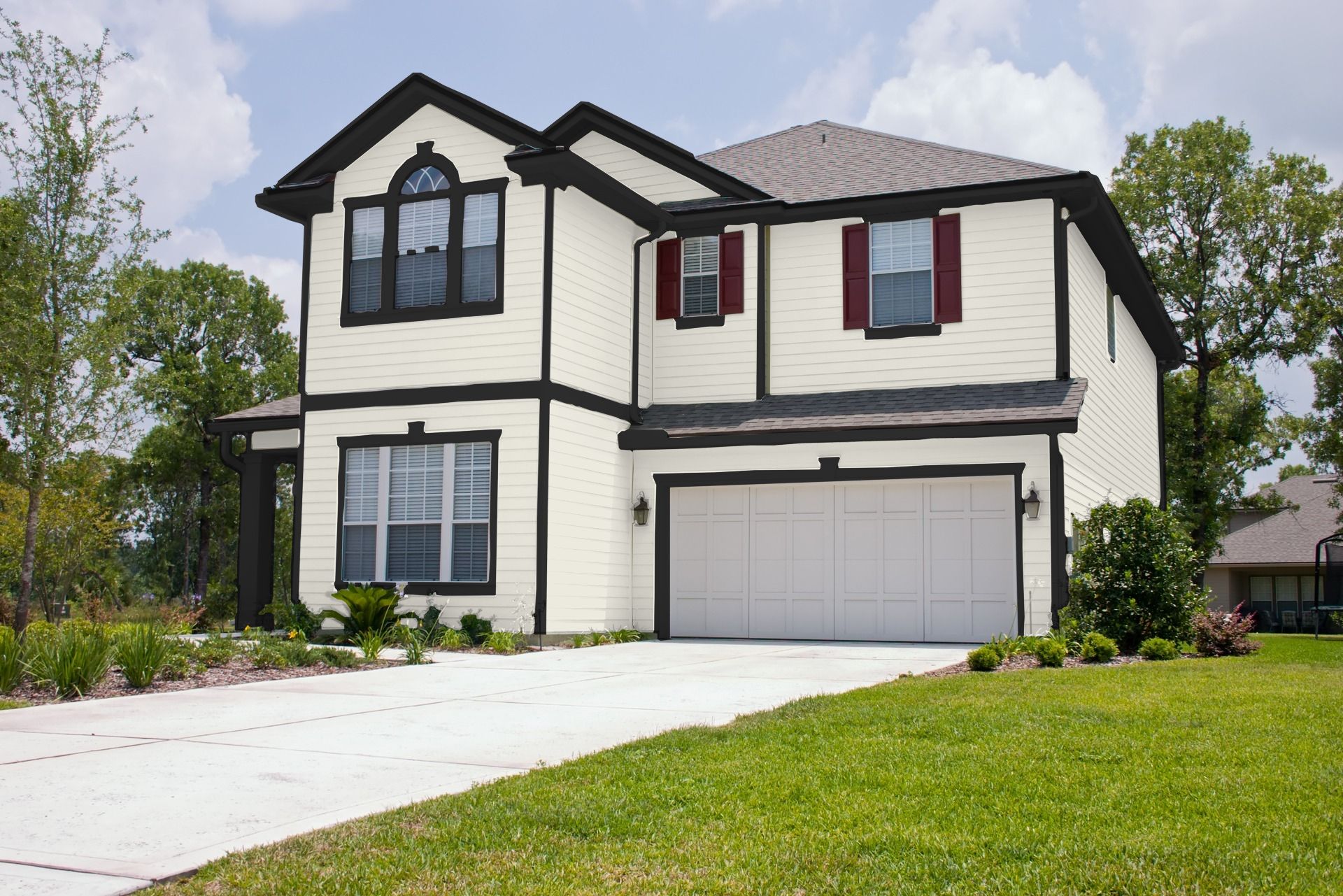 Alabaster exterior paint color sherwin williams