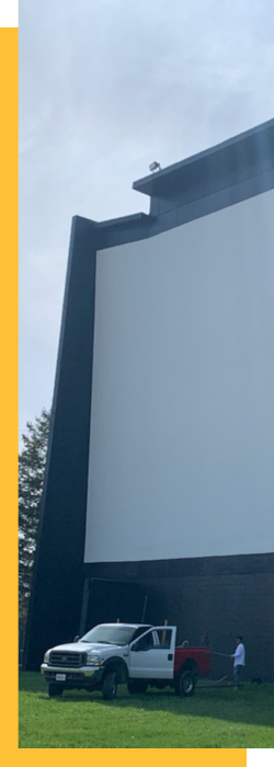 cropped after image of a finished commercial painting project of a school in IL