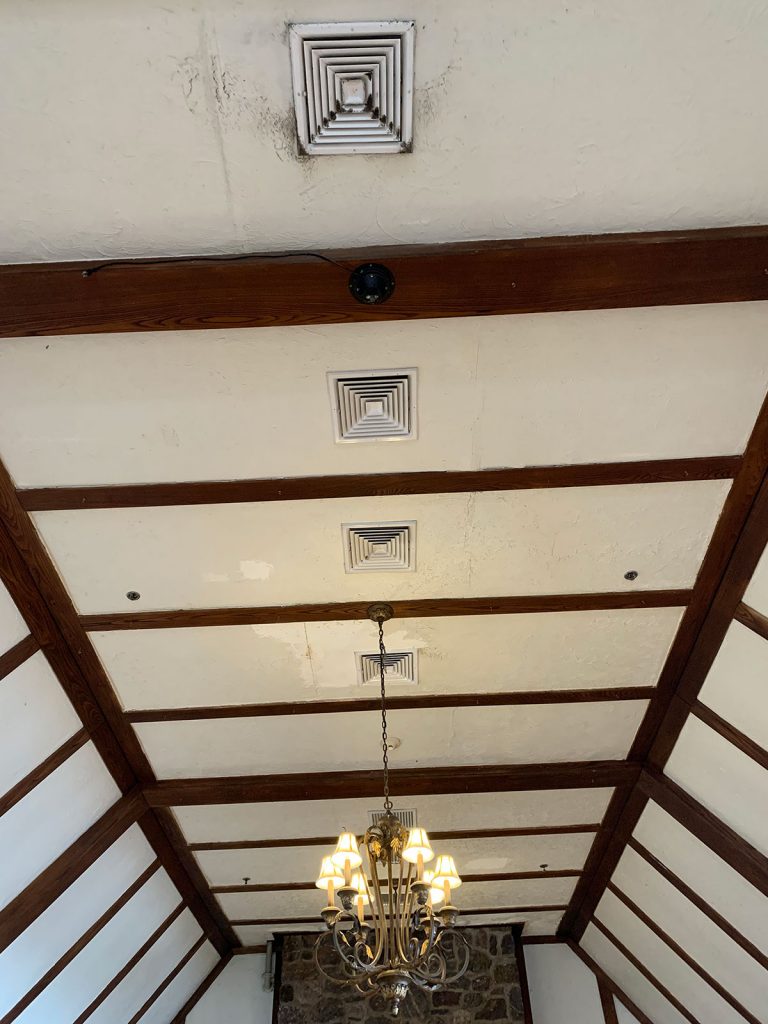 ceiling interior painting morristown nj before