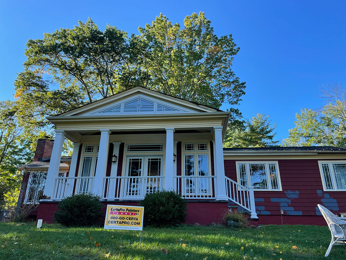Exterior Home Painting Morristown, NJ Before