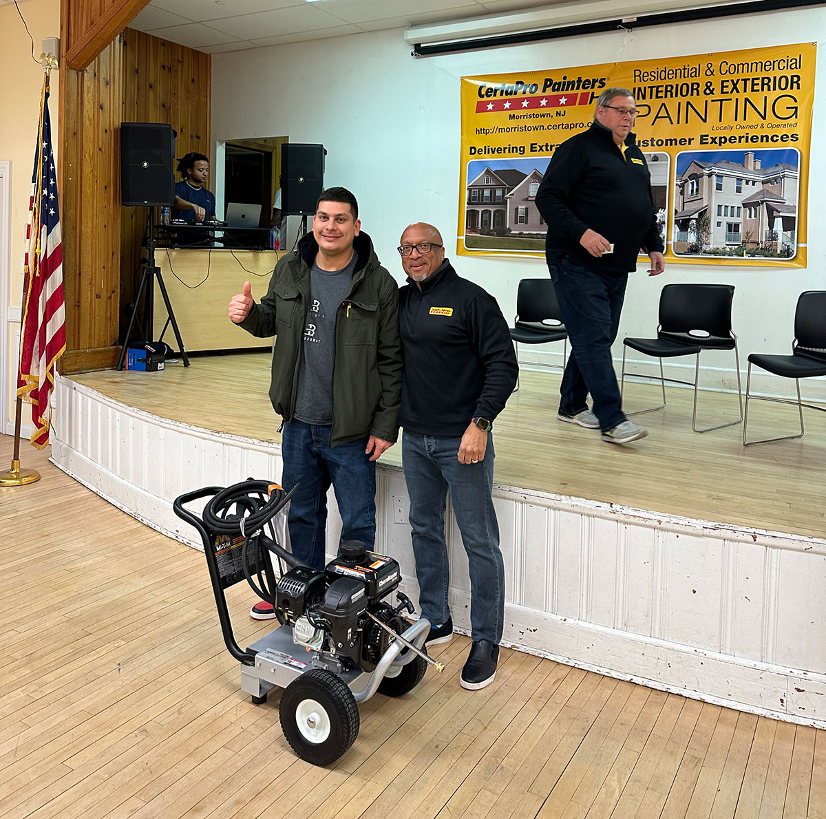 Richard Webber and guest