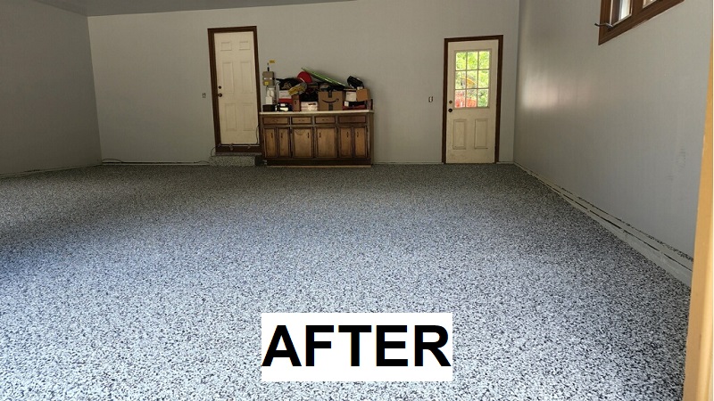 Plainfield Area Garage Floor Makeover After