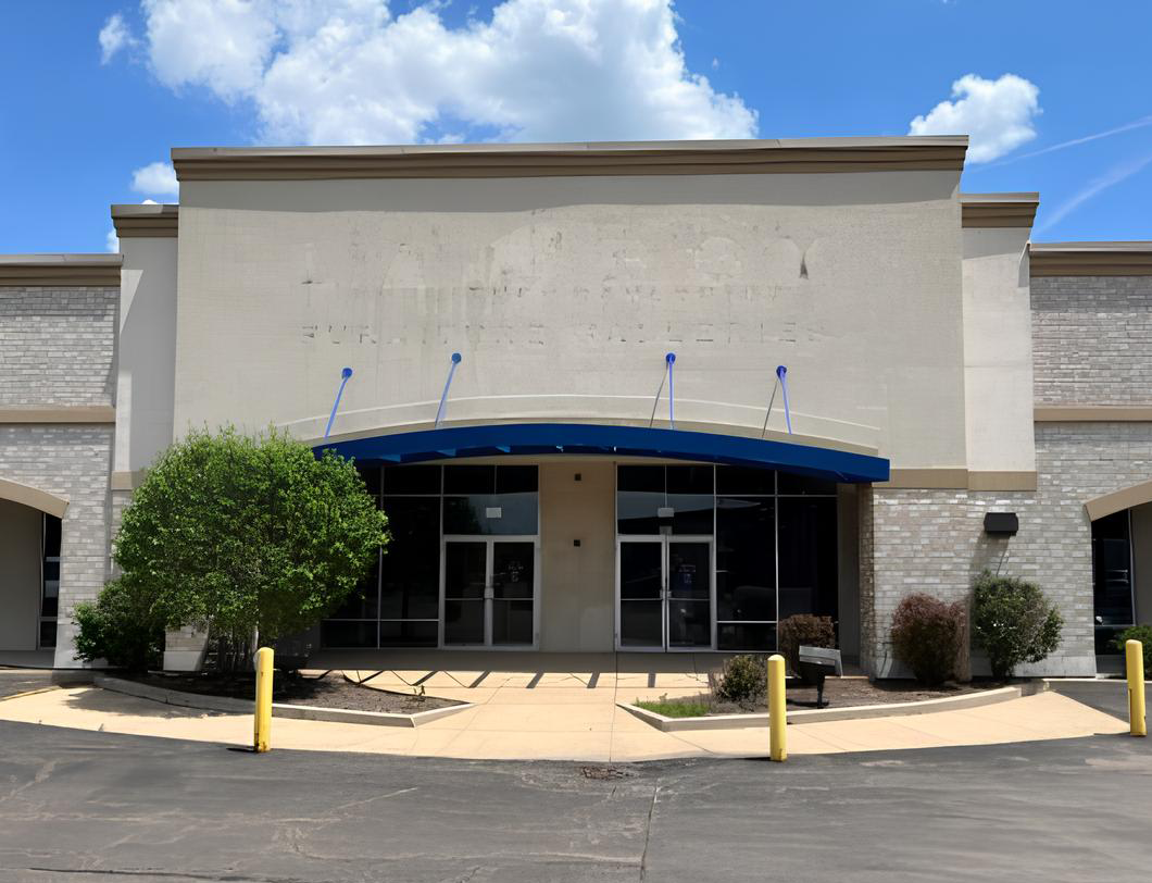 Exterior Restoration for Amish Furniture in Naperville Before