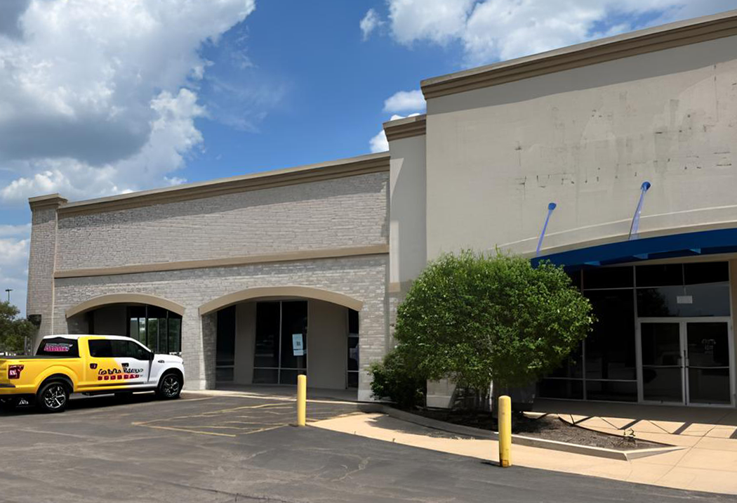 Exterior Restoration for Amish Furniture in Naperville Before