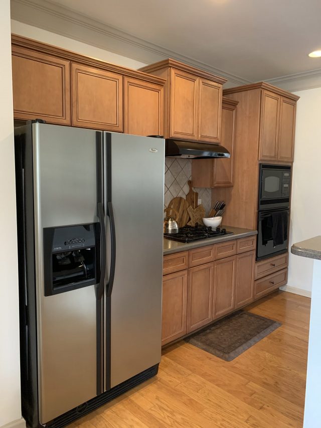 Painted Kitchen Cabinets Before