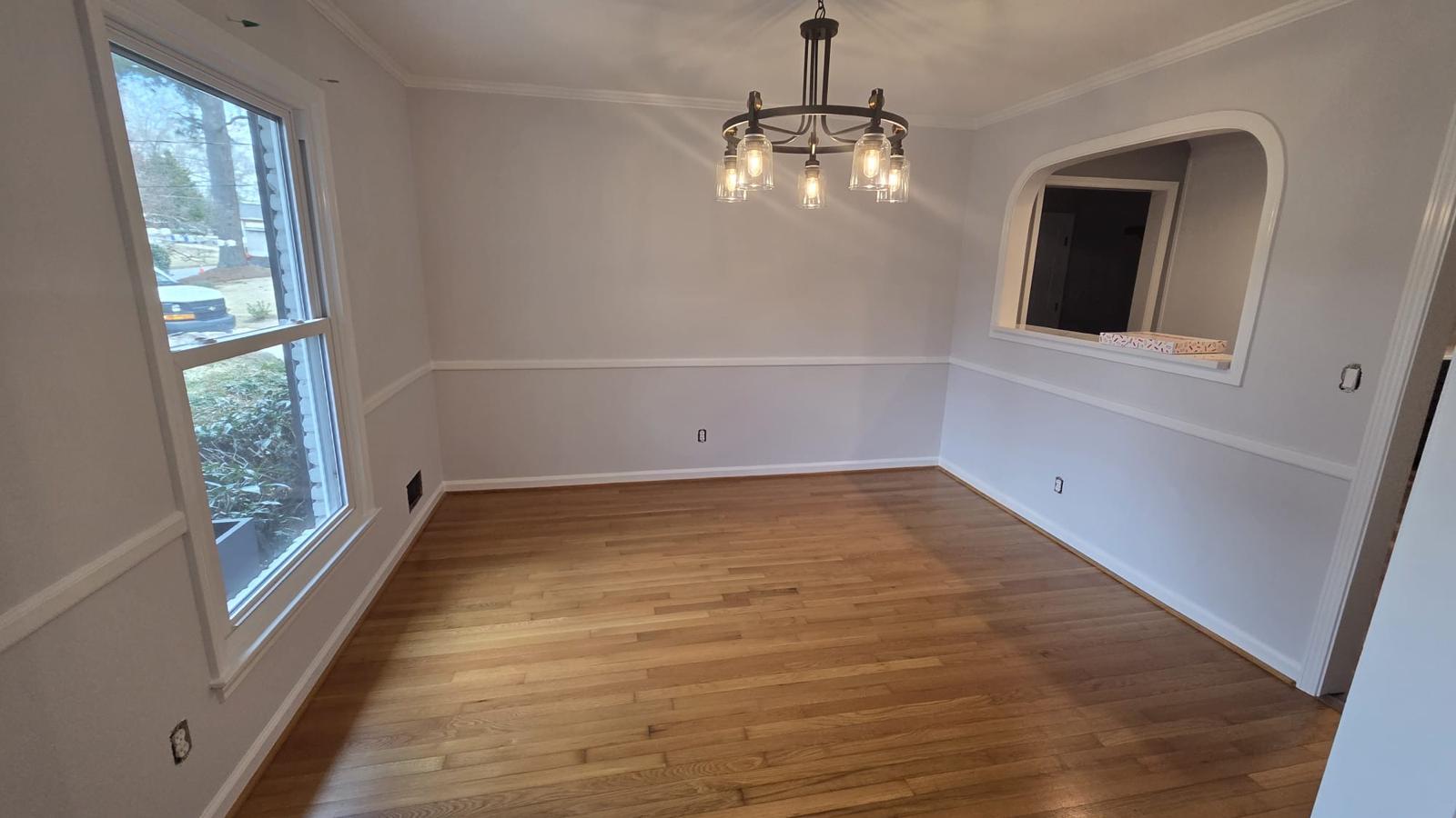 repainted den area of home in alpharetta