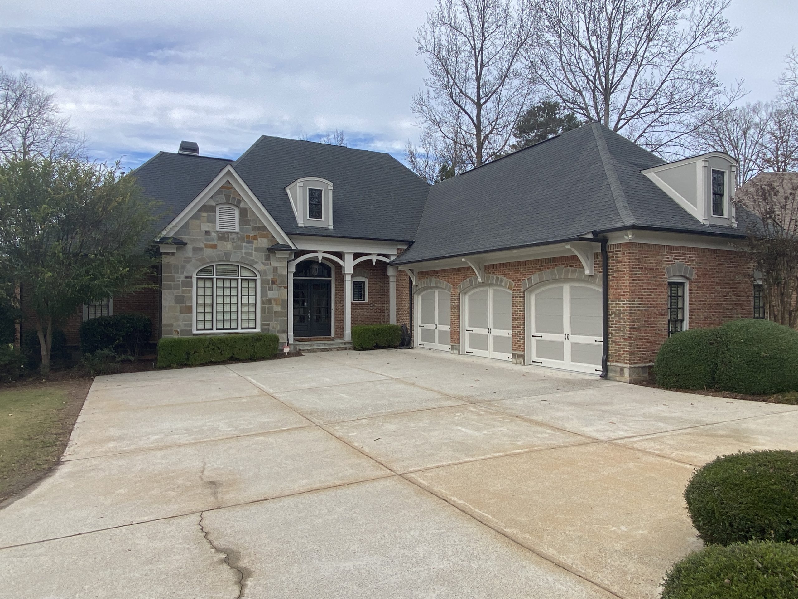 Cumming Exterior Trim and Garage Painting After