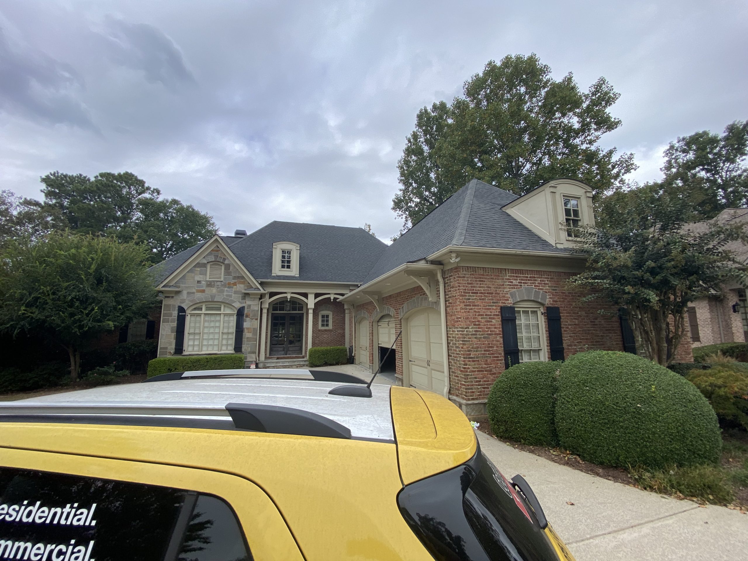 Cumming Exterior Trim and Garage Painting Before