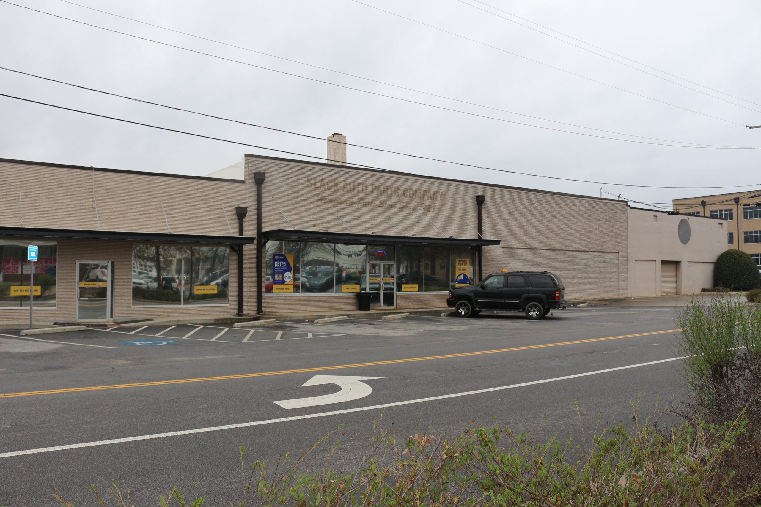 NAPA Building Exterior Transformation Before