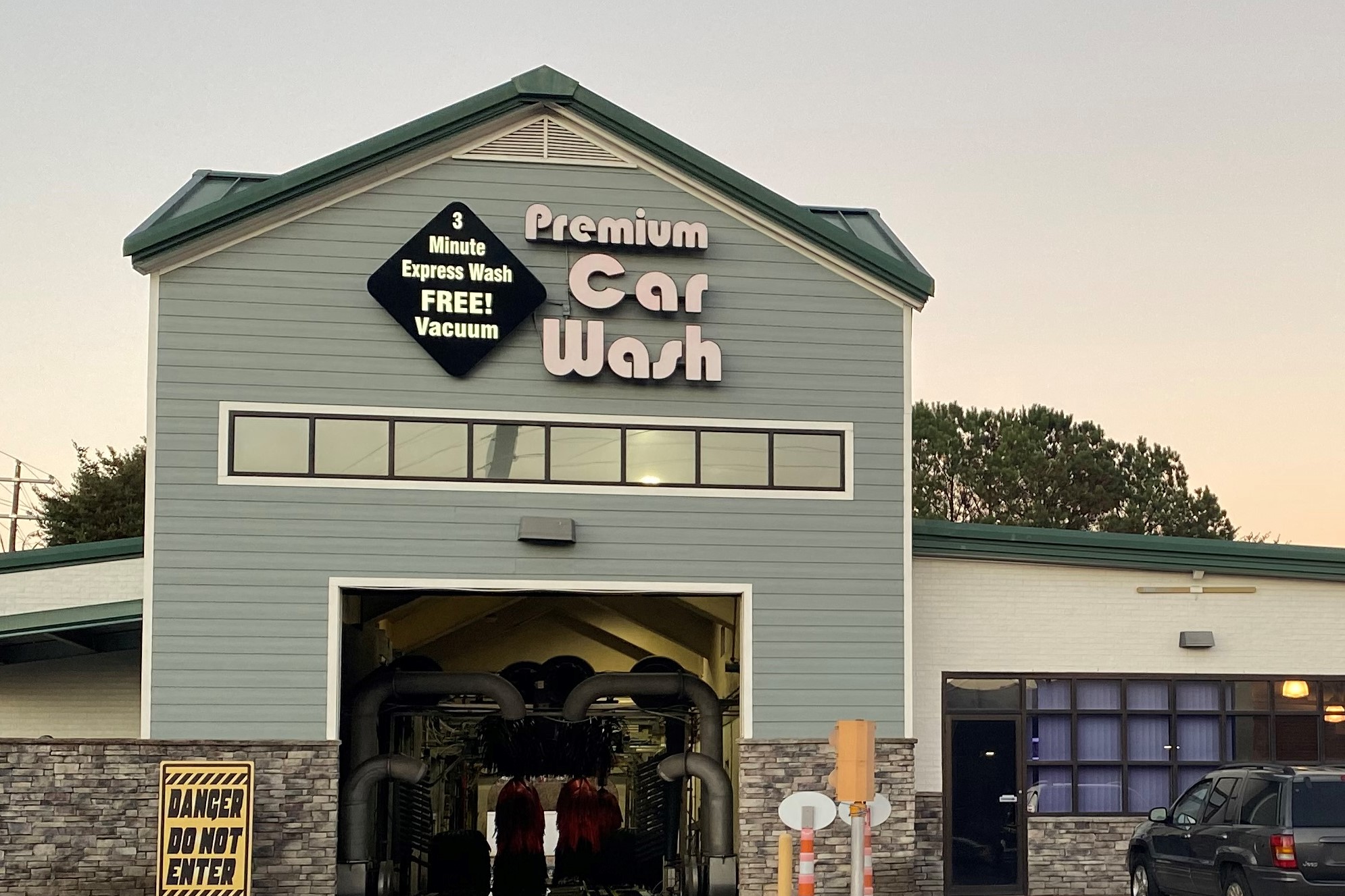 Results of Carwash Exterior Painting Before