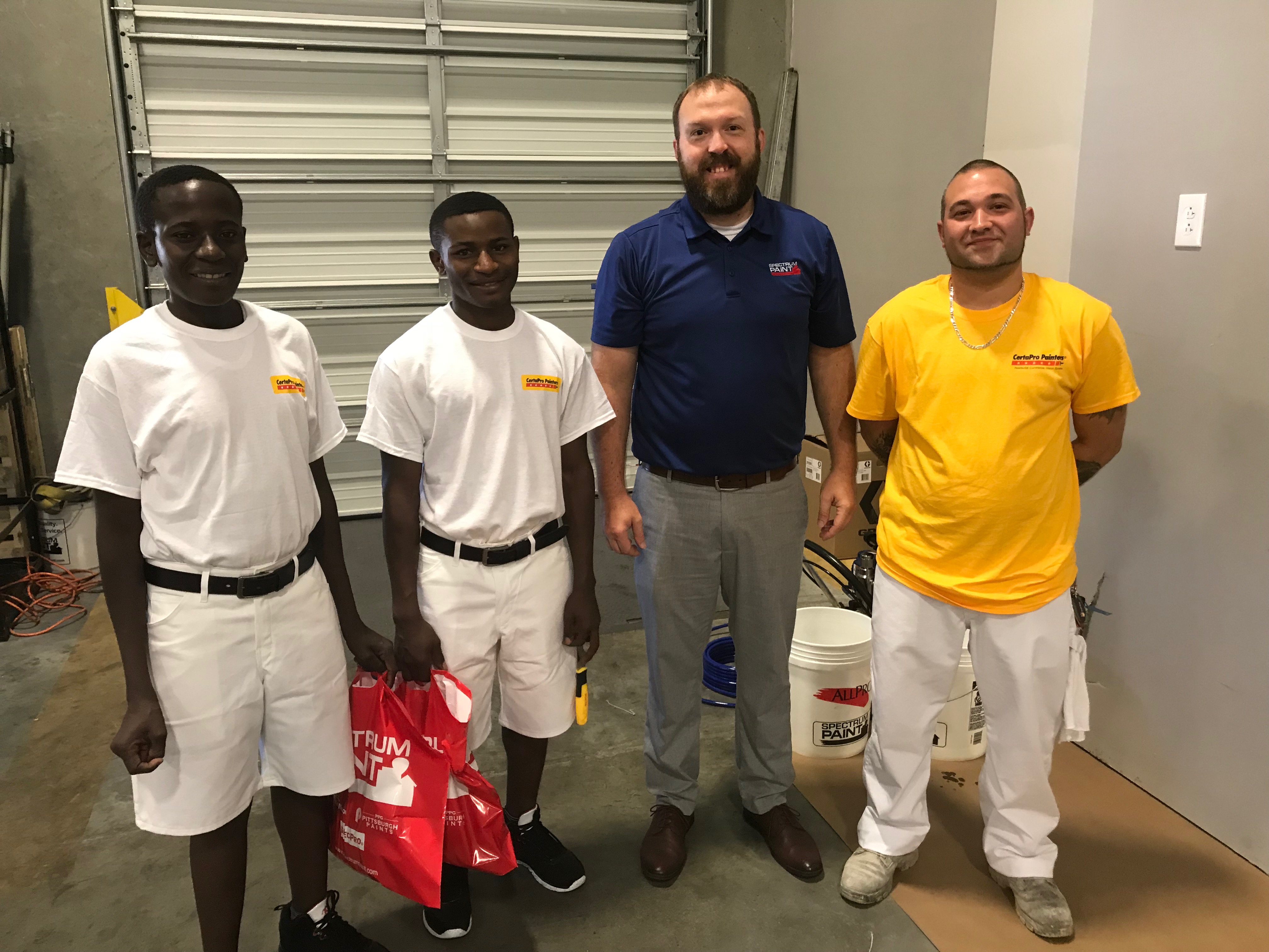 certapro team posing for picture