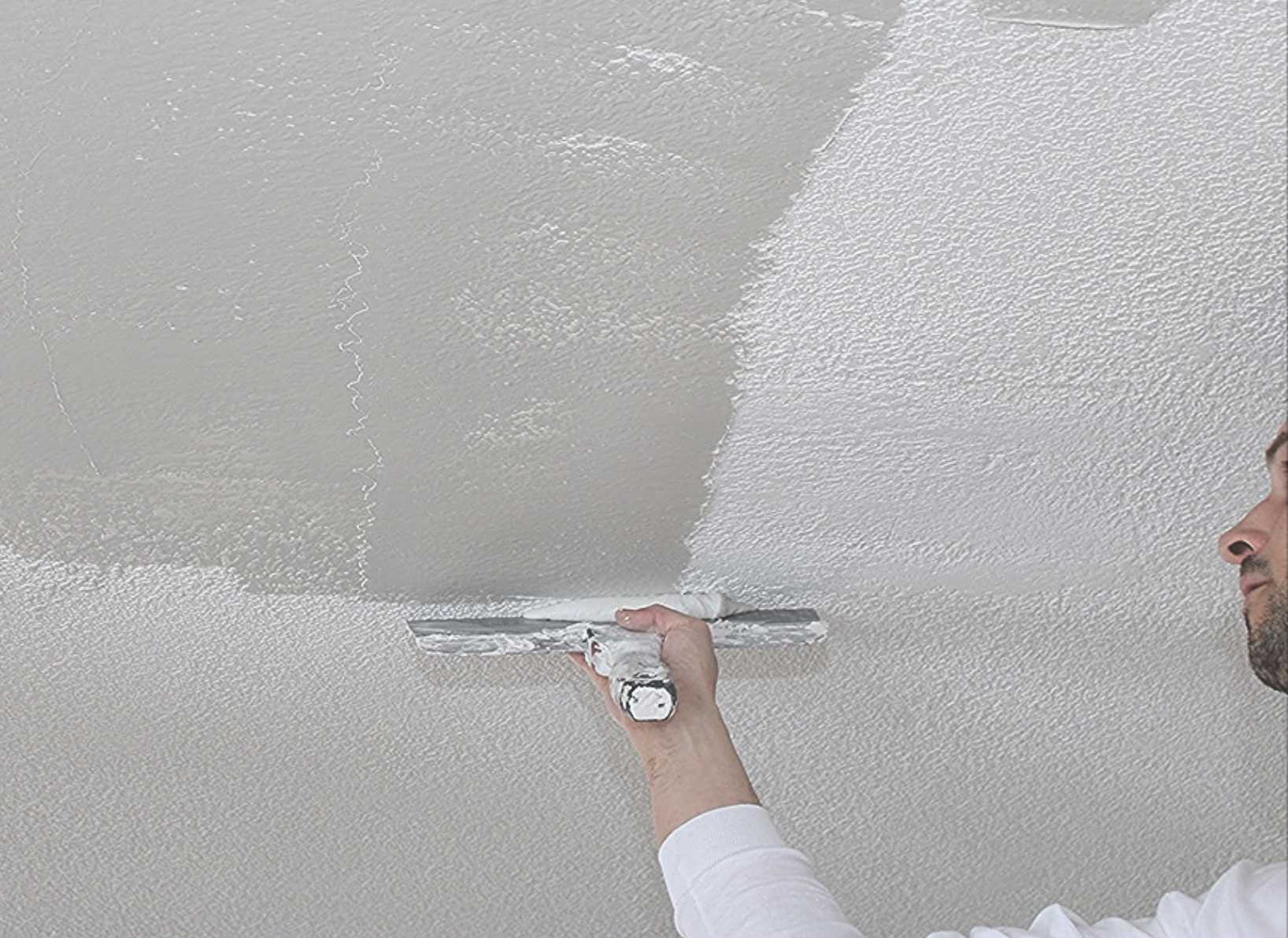 popcorn ceiling skim coat