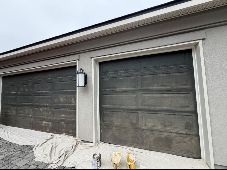 faded garage doors 