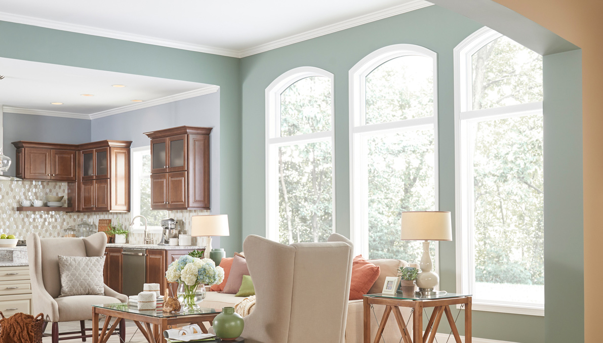 After an interior repainting project is completed.