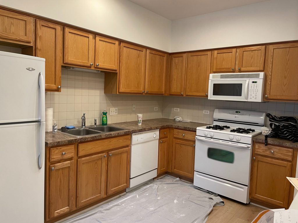 From Neutral color to Beautiful Bold Blue Before