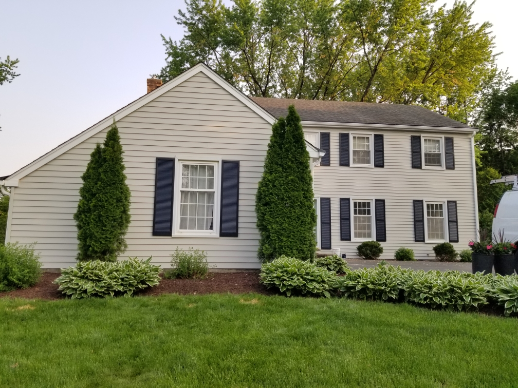 Before repainting in Barrington, IL.