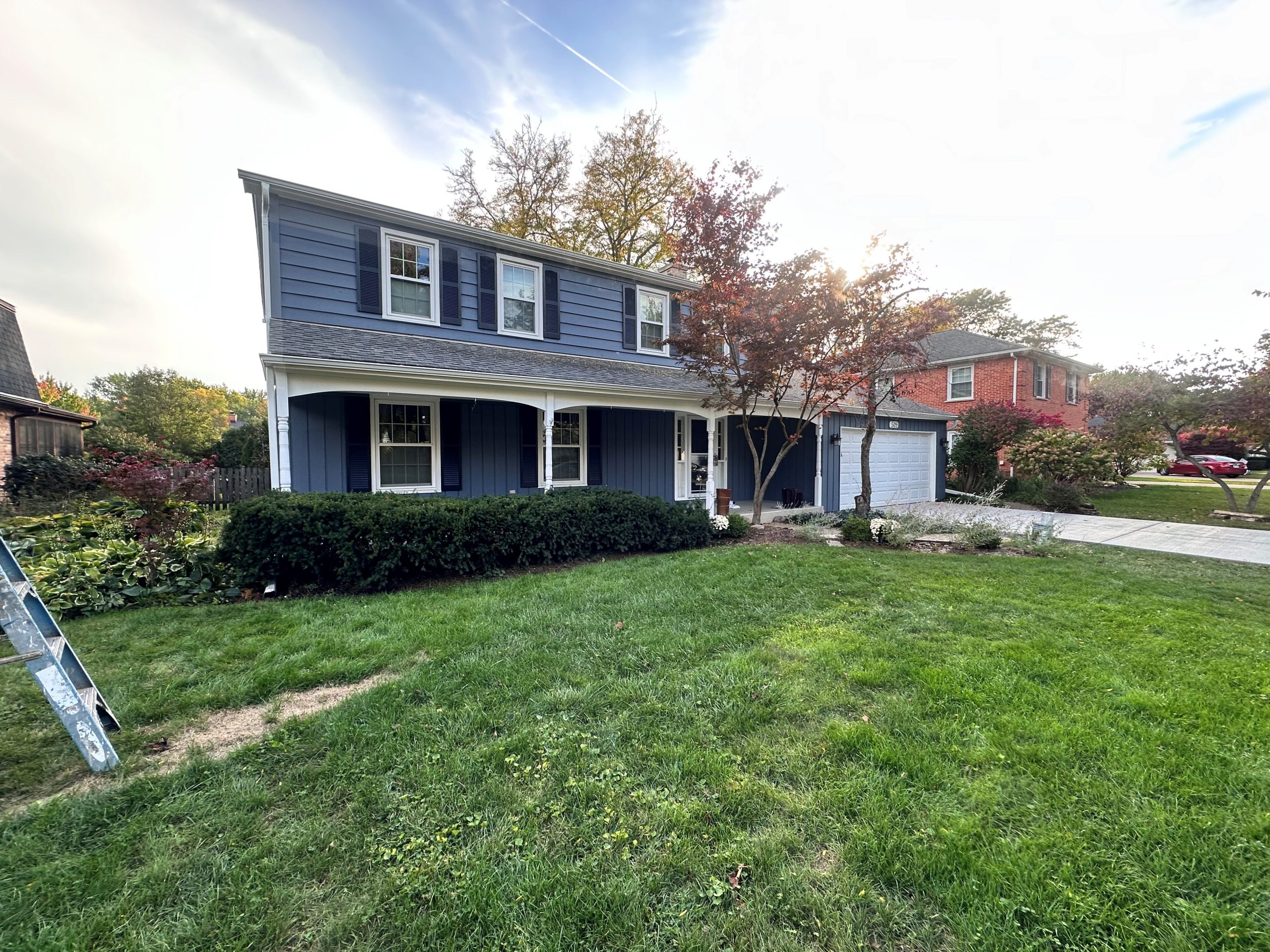 painted house exterior