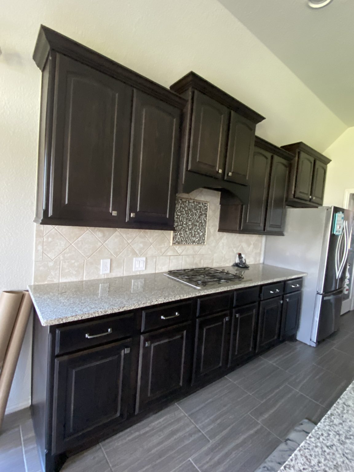 kitchen cabinets and drawers before repainting