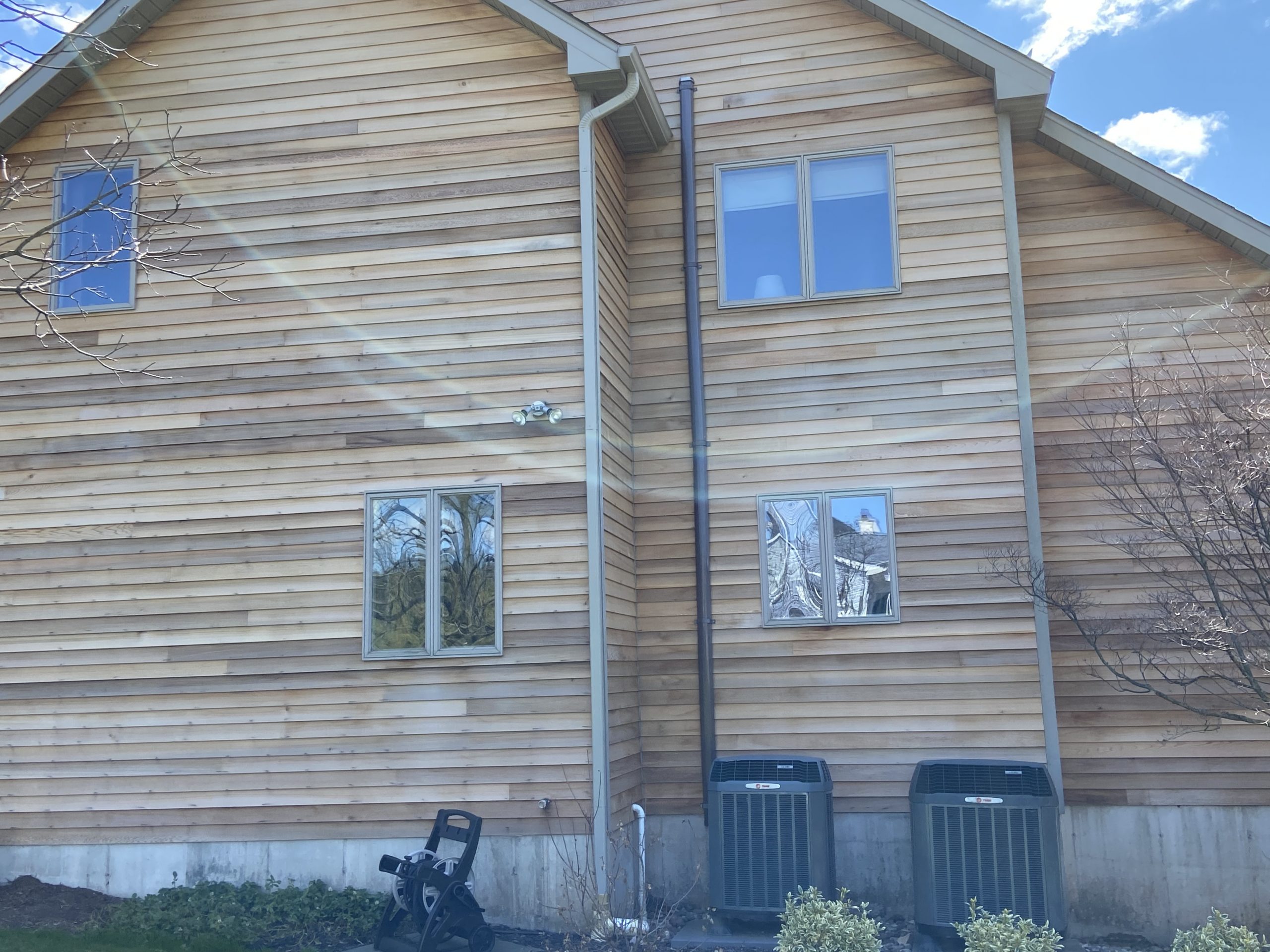 Wood Siding Painting Before