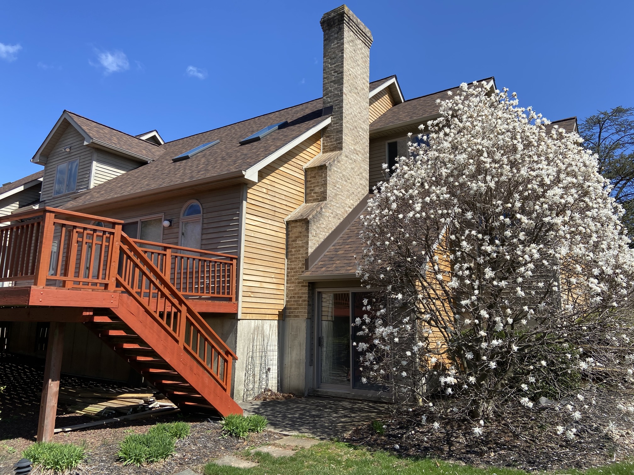 Wood Siding Painting Before