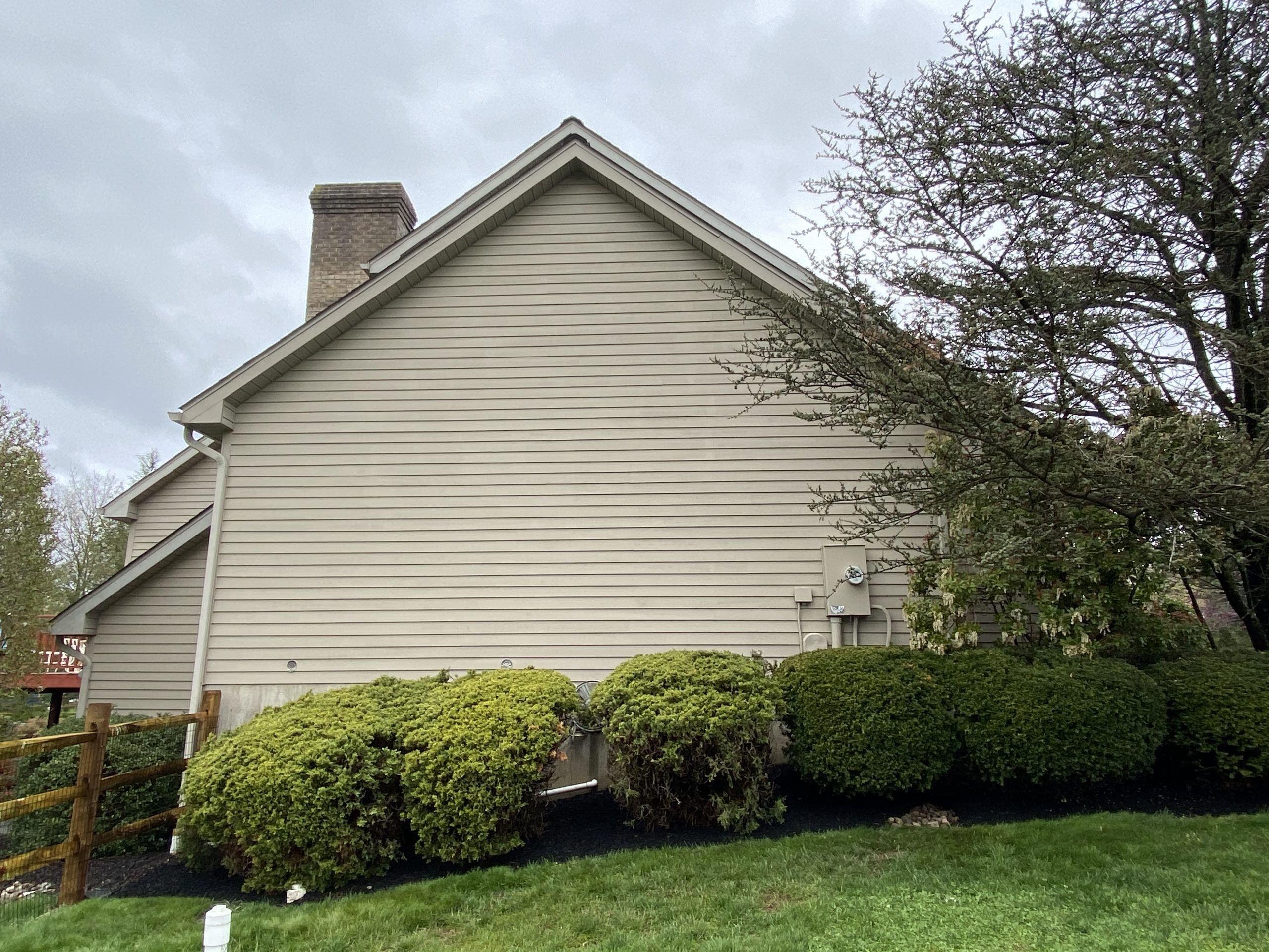 Wood Siding Painting After