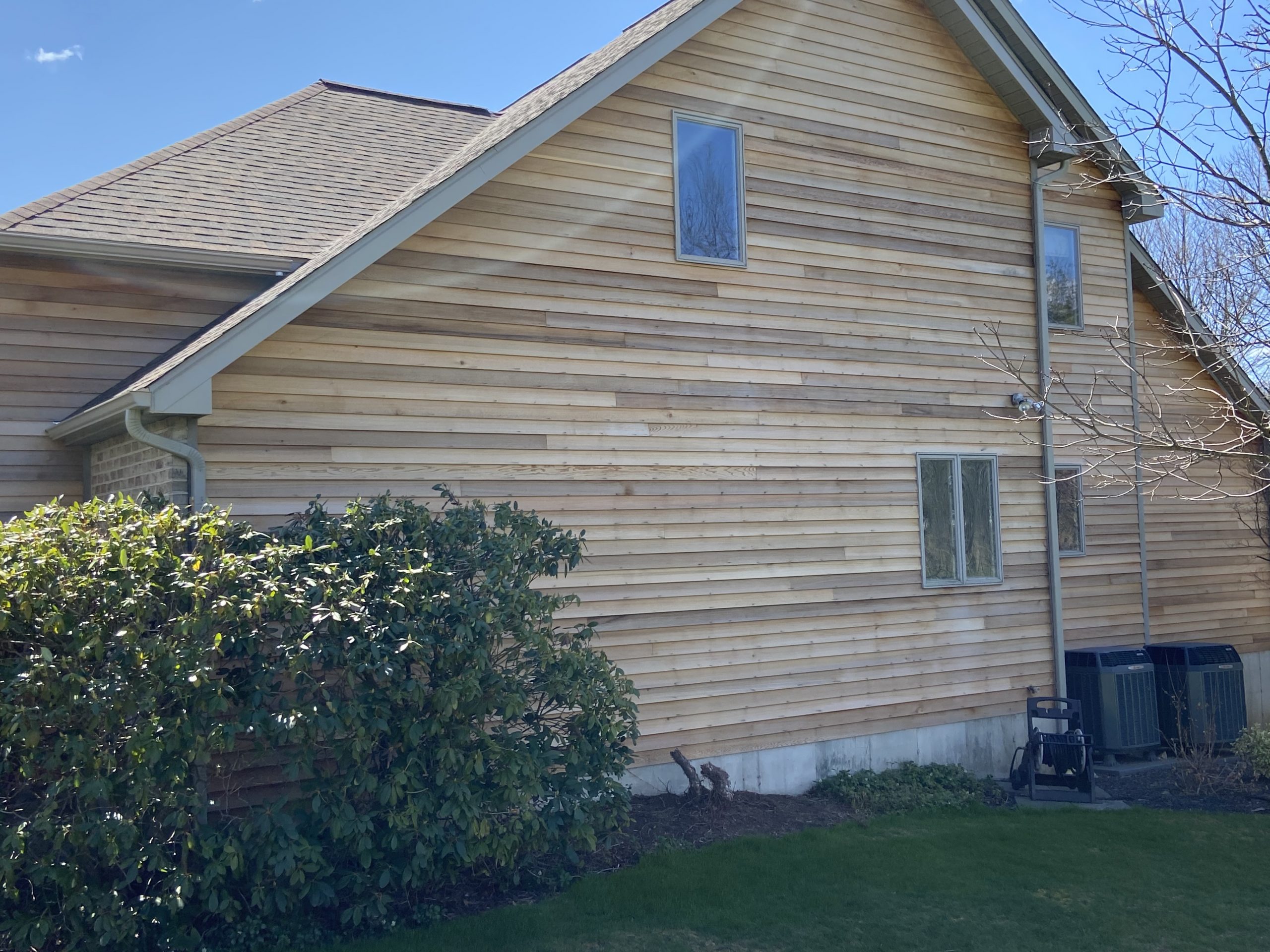 Wood Siding Painting Before