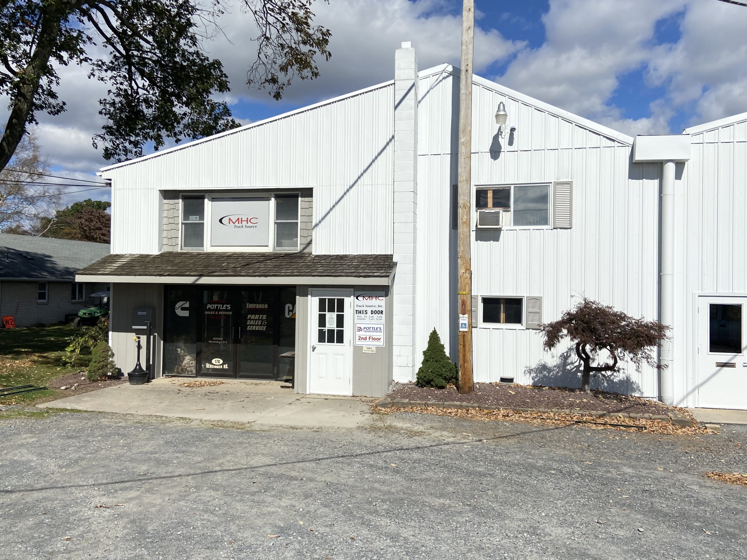 Pottle's Transportation after exterior painting project by CertaPro Painters of Quakertown - Angle 2