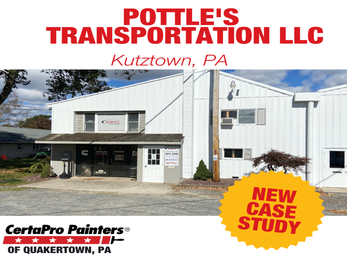 CertaPro Quakertown - Pottle's Transportation Case Study Image