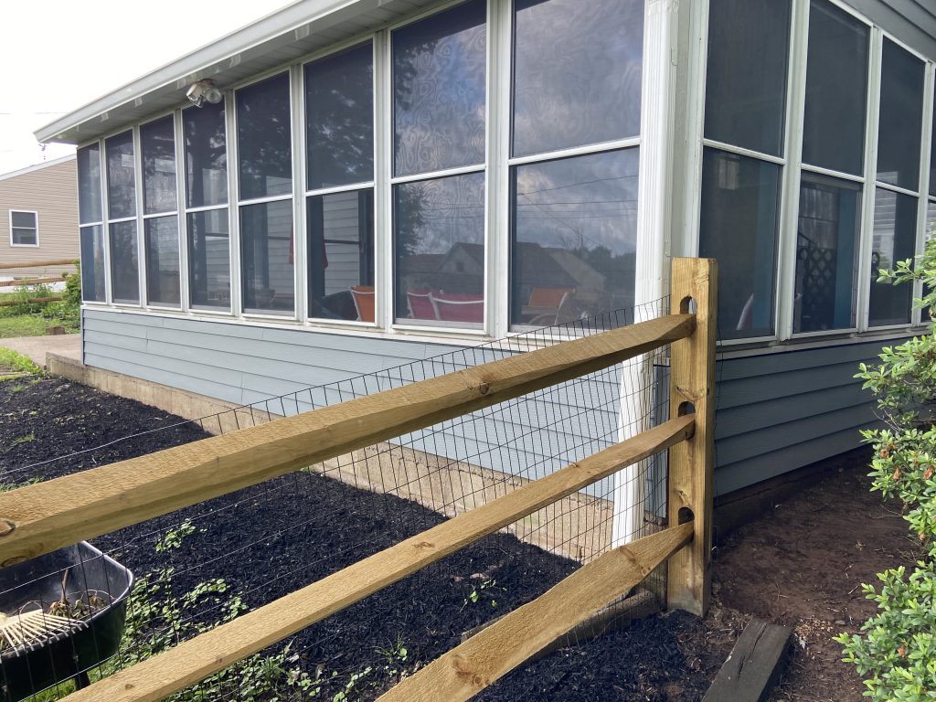 Power Washing & Aluminum Siding Painting After
