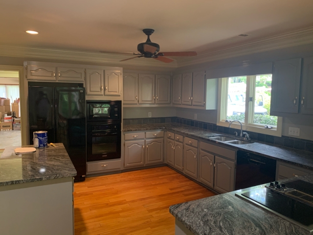 photo of repainted interior in alpharetta georgia