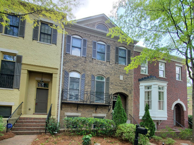 repainted townhome exterior in roswell ga