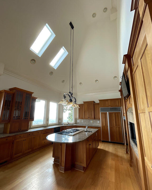 repainted interior of home in marietta georgia