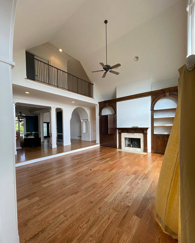 repainted interior of home in marietta georgia