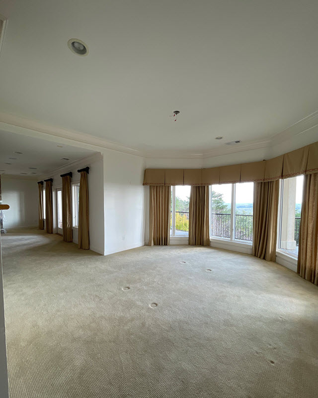 repainted interior of home in marietta georgia