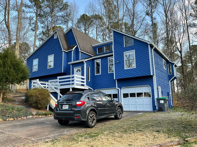 photo of repainted home in marietta