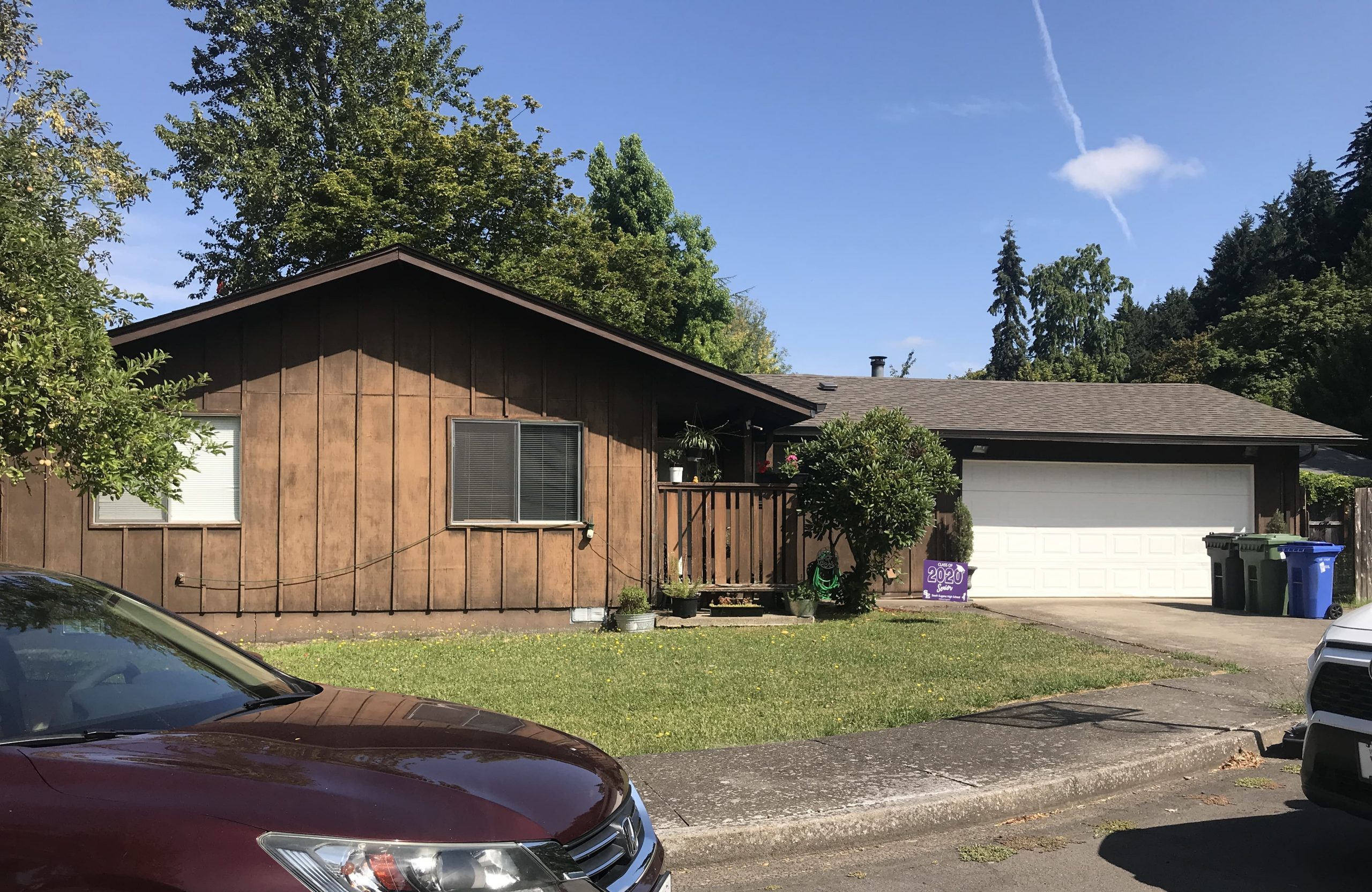 Before/After of Dark Green Home Before