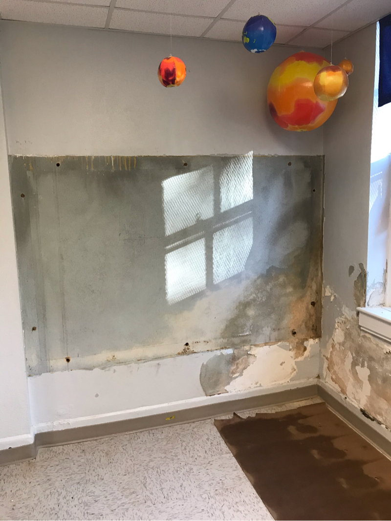 Charlotte Drywall Repair and Repaint Before