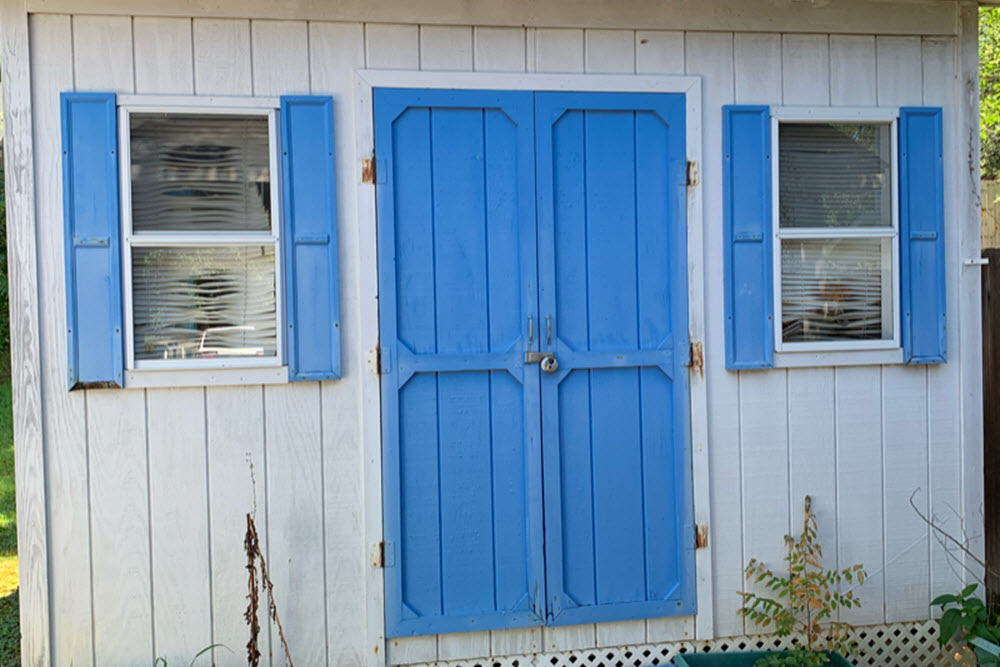 Belmont Shed Painting Before