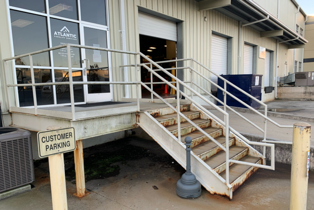 Charlotte Stair Painting Before