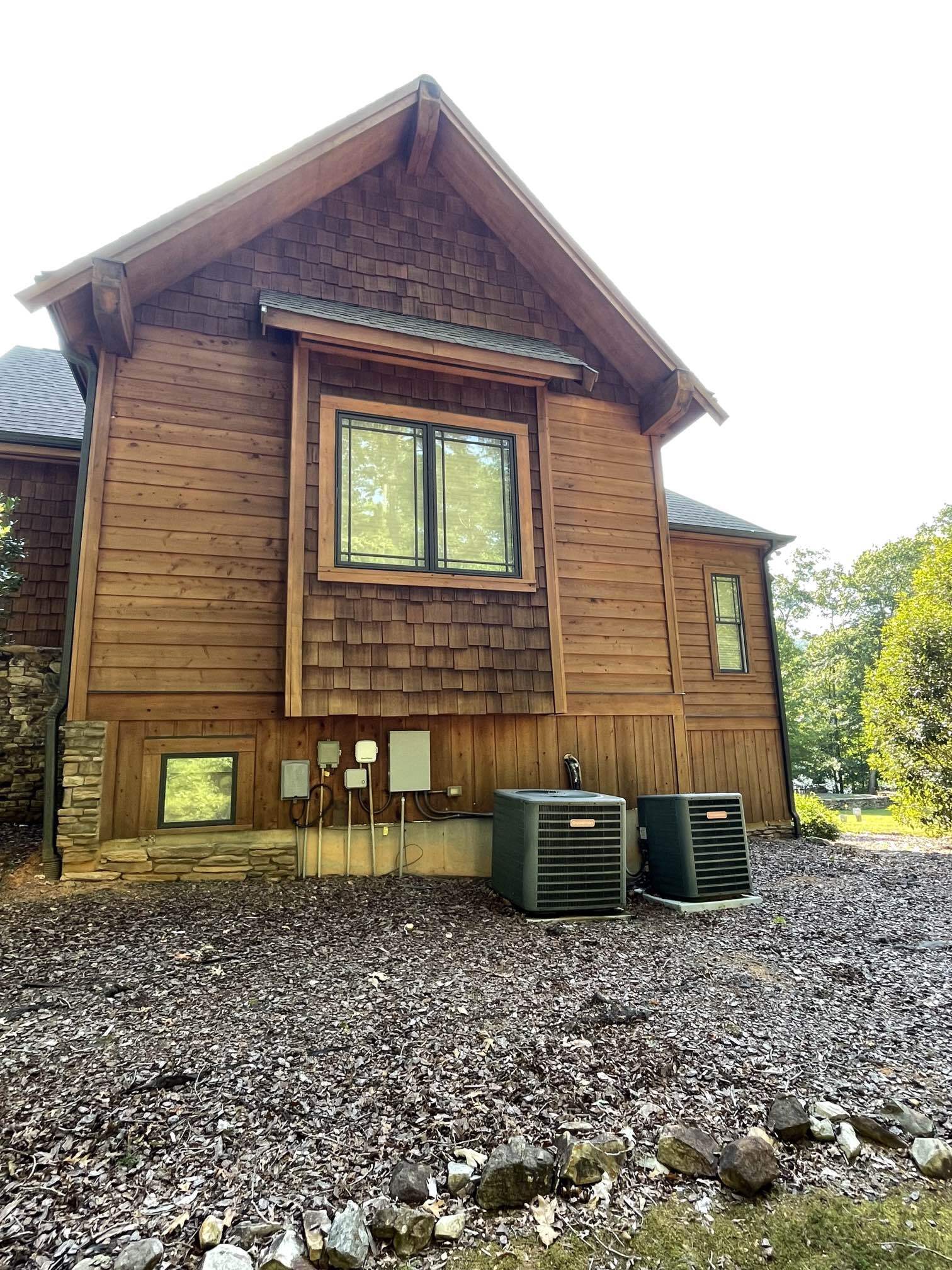 Exterior Staining Transformation After