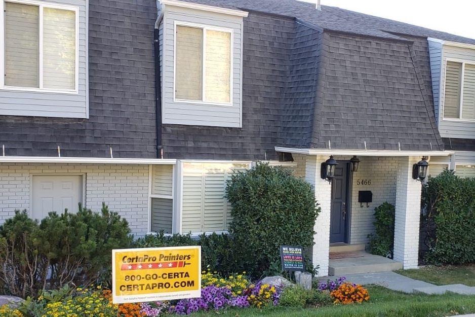 home after exterior painting