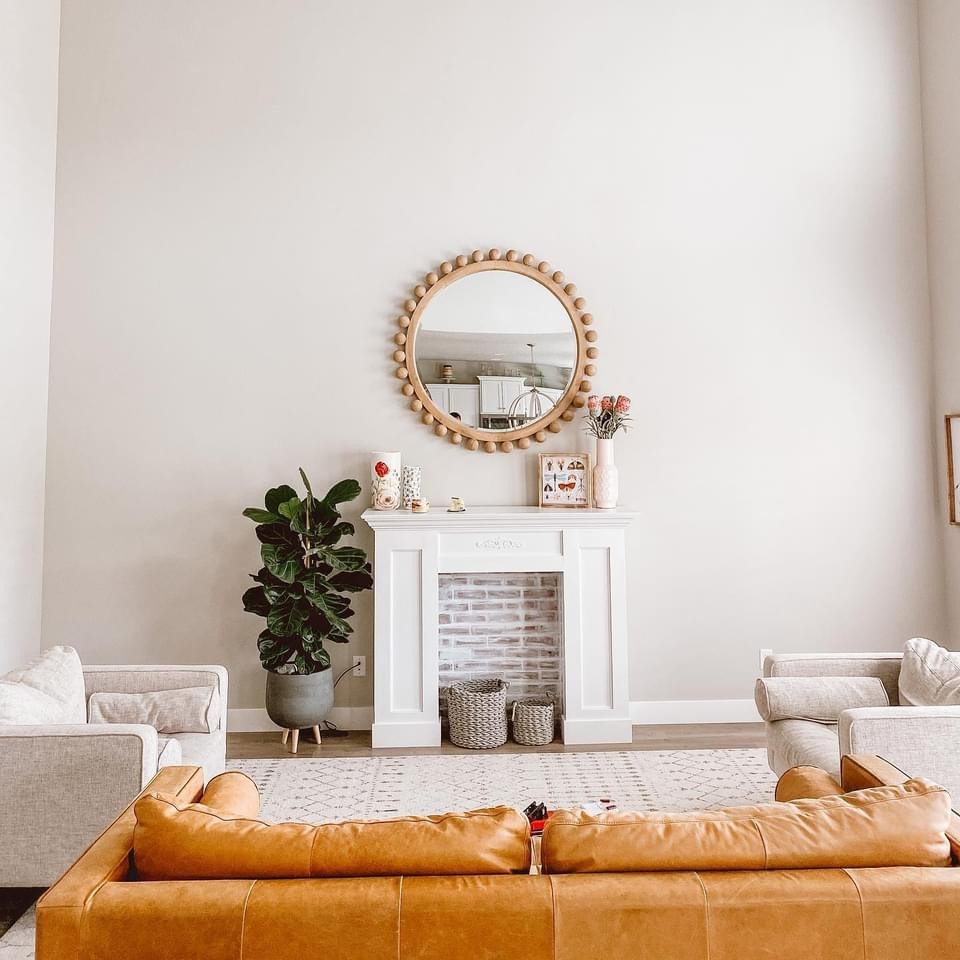 Shiplap and Fireplace Renovation Before