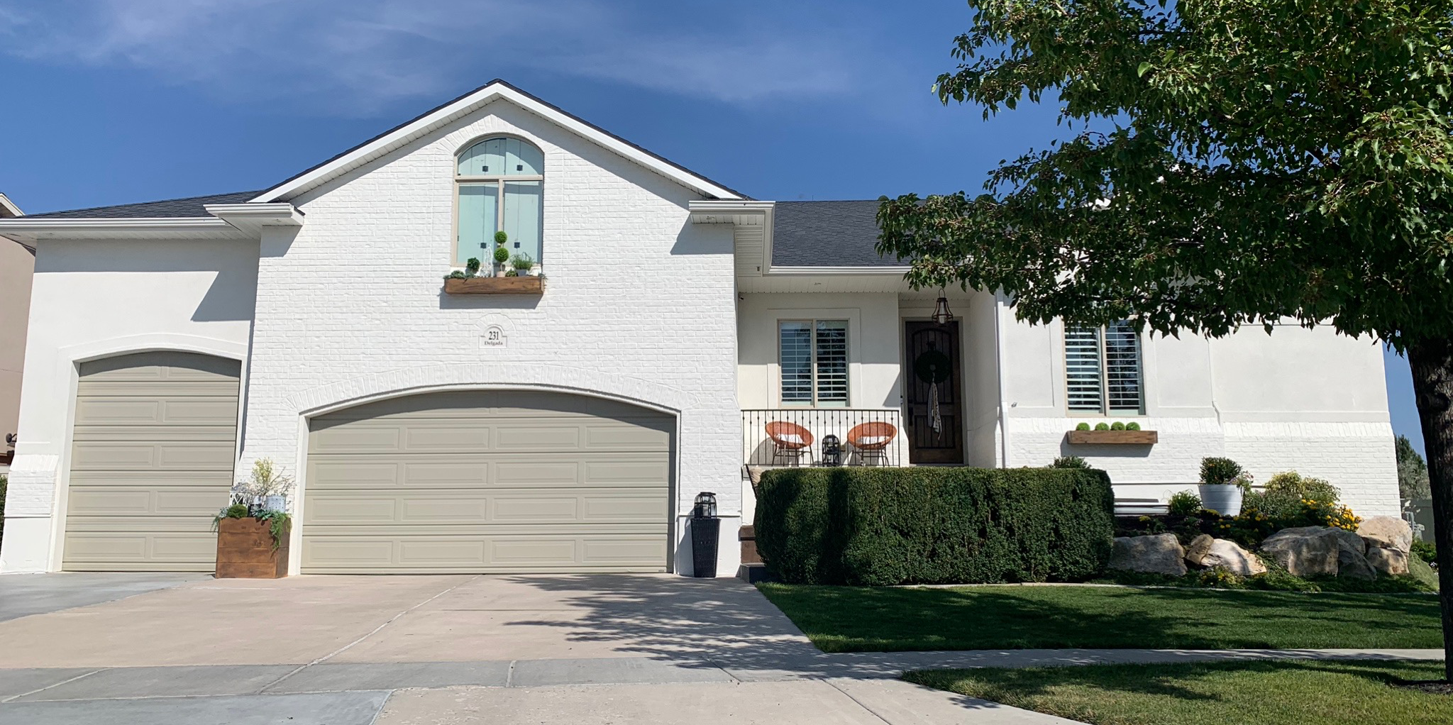 Brick Painting After