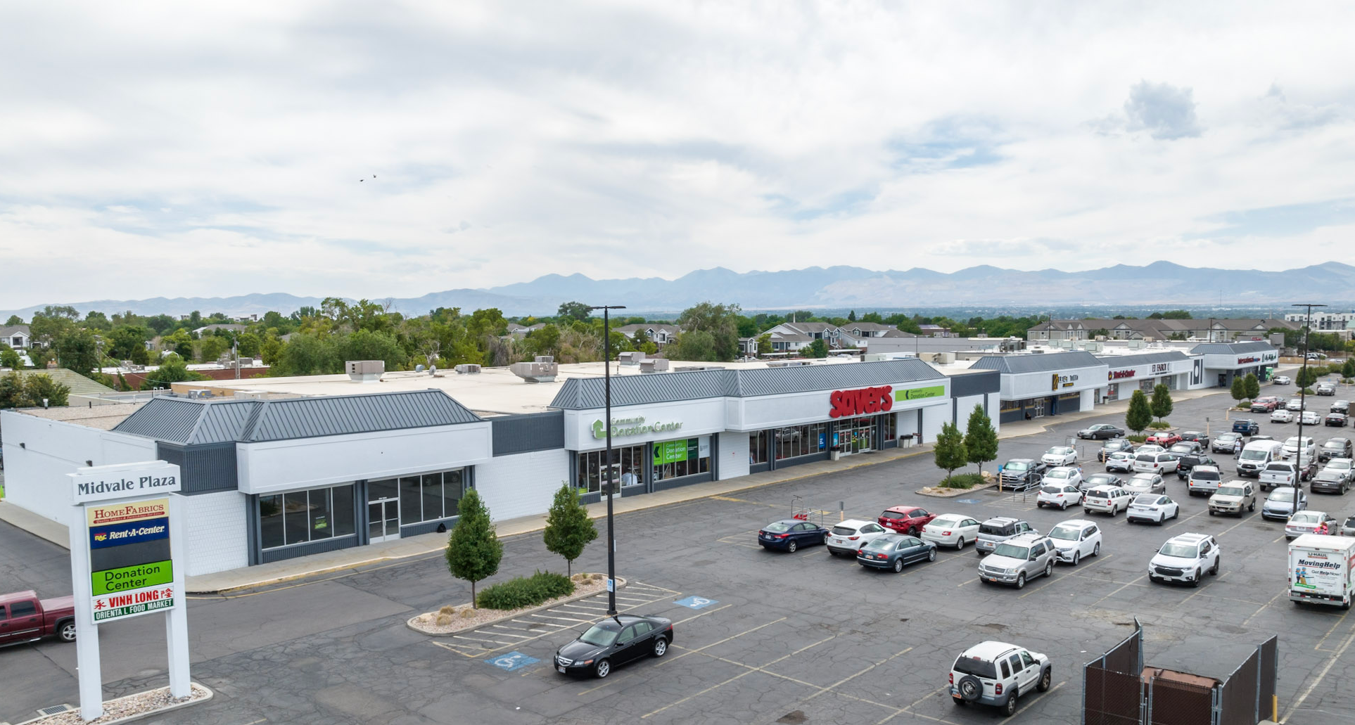 Midvale Shopping Plaza in Utah After