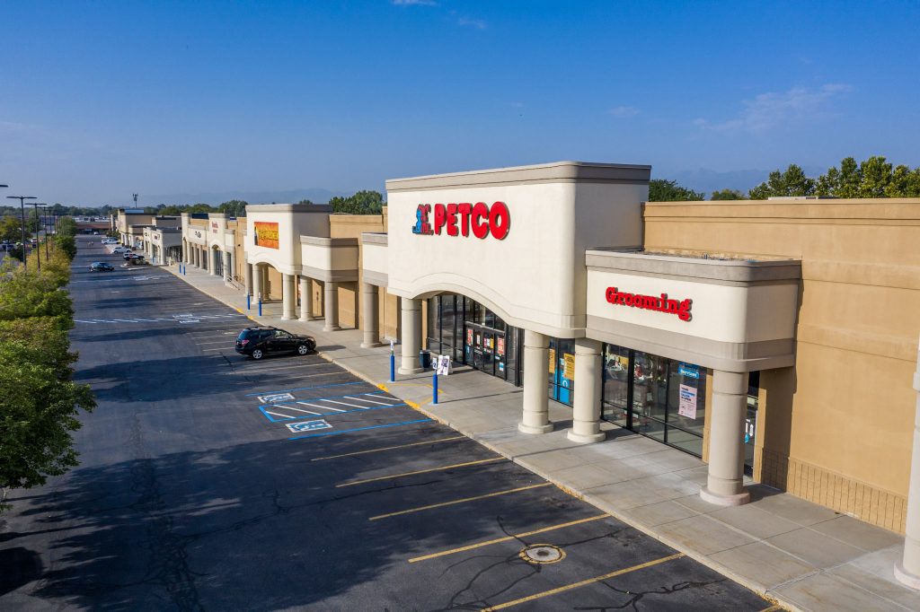 exterior retail painting before