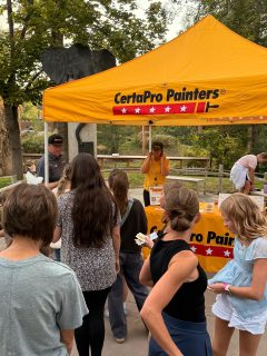 certapro booth at community event