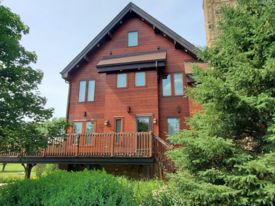 exterior cabin repainting