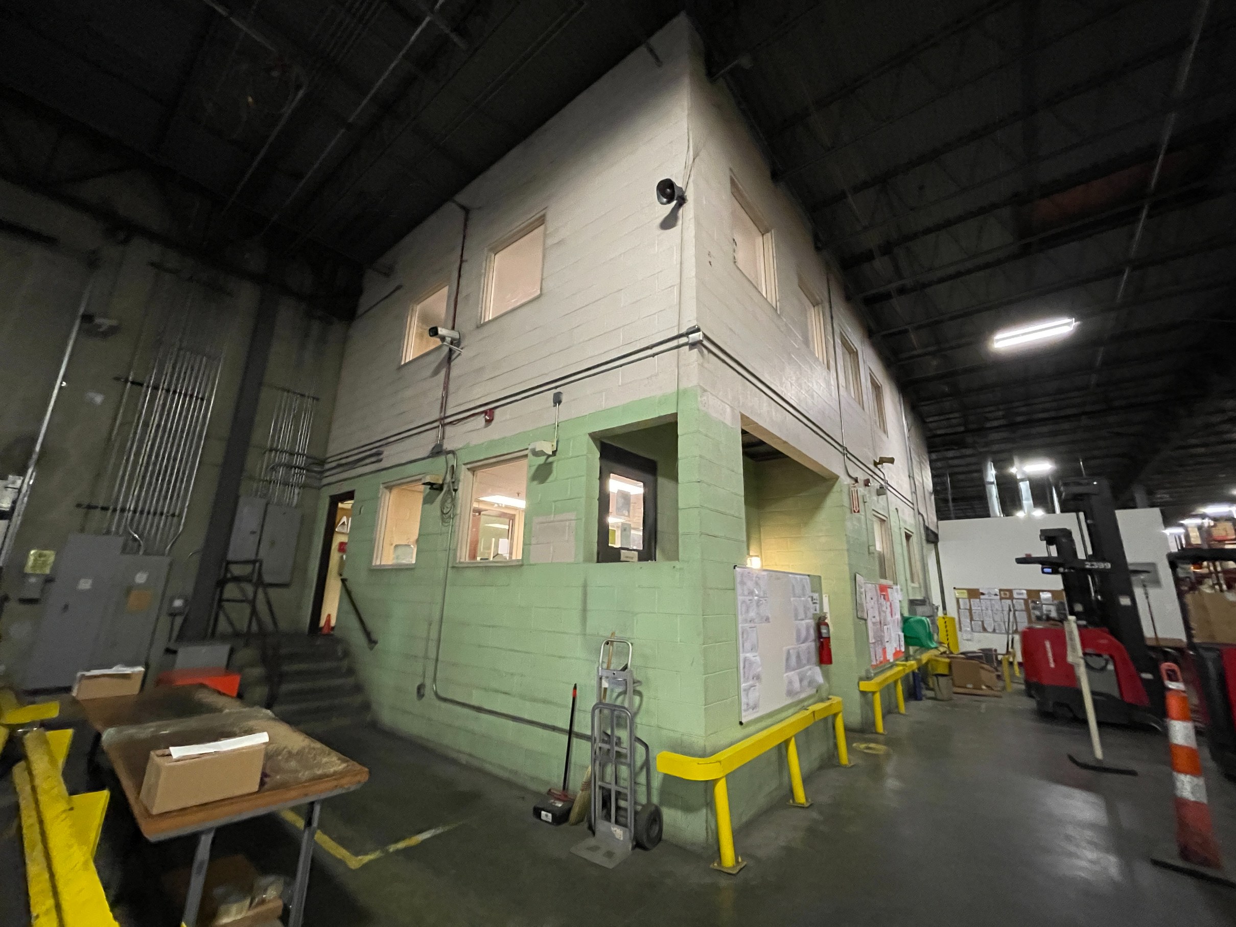 Bonded Logistics warehouse before painting